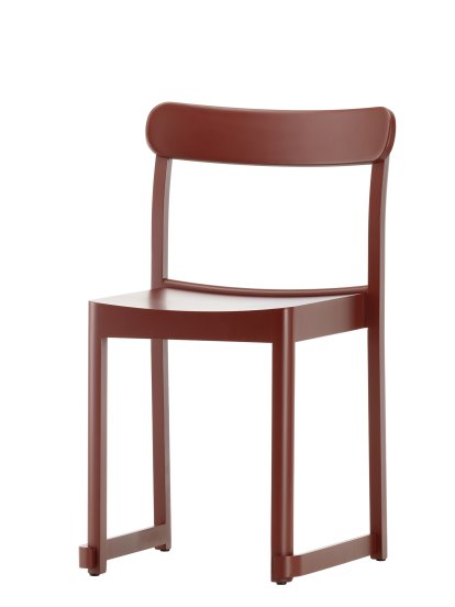 Stuhl Atelier, Buche dunkelrot lackiert