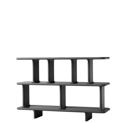 Archivo JH43 / JH44 / JH45 Regal , Black grey, H 92 cm