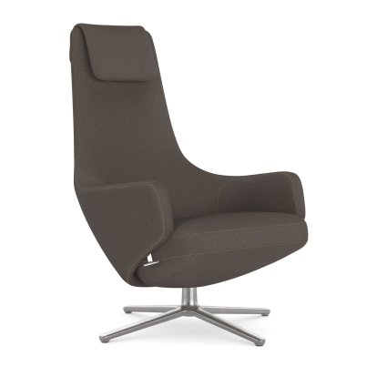 Repos Loungesessel, Sessel Repos, Stoff Cosy 2 Muskat, 40 cm, Poliert