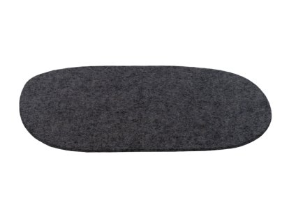 Sitzauflage für Panton Chair, Ohne Polster, anthrazit meliert