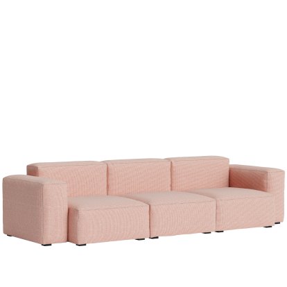 Mags Soft Sofa Kombination 1, 3 Sitzer, Tartaglia 861 - rot/weiß