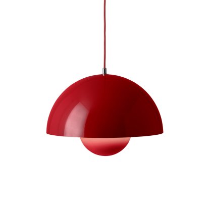 Flowerpot VP7 Pendelleuchte, Vermilion red