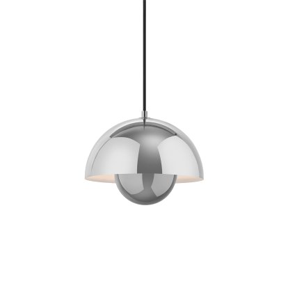 Flowerpot VP1 Pendelleuchte, Chrome-plated