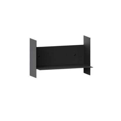 Pli Wandregal Classic, 30 cm, Graphitschwarz, Ohne Haken