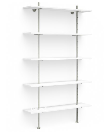Regal Eiermann, Melamin weiß, 140 cm, 238 cm