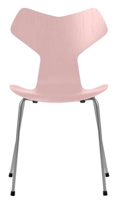 Grand Prix 3130 Stuhl, Gefärbte Esche, Pale rose, Silver grey