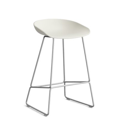 About A Stool AAS 38 Barhocker, Küchenvariante: Sitzhöhe 64 cm, Edelstahl, Melange cream 2.0