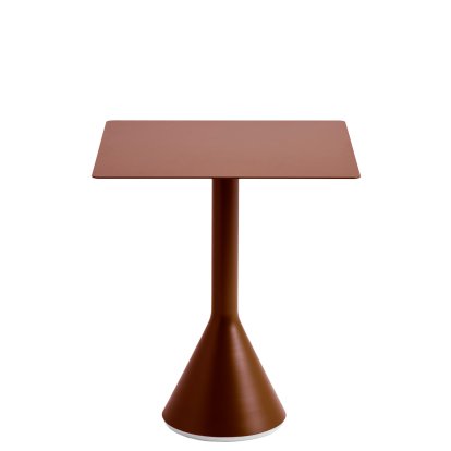 Palissade Cone Tisch, L 65 x B 65 x H 74, Iron red