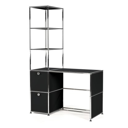 USM Haller Schreibtisch mit Regalaufsatz