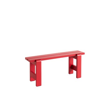 Weekday Bank, 111 cm, Wine red