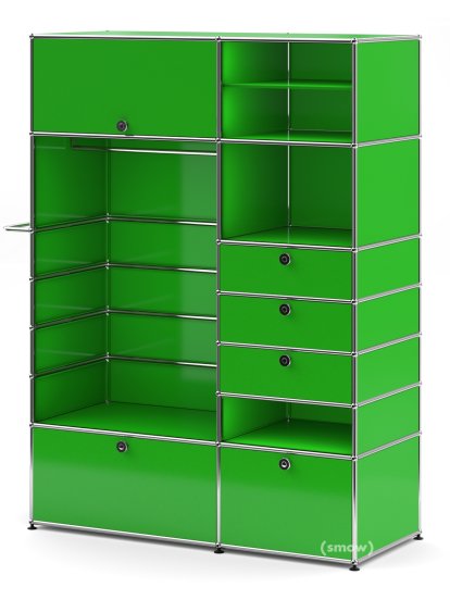 USM Haller Garderobenschrank Typ 2, USM grün