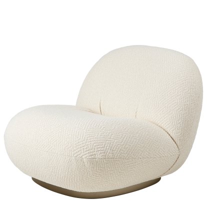 Pacha Loungesessel, Dora Boucle, Perlgold, Feststehend