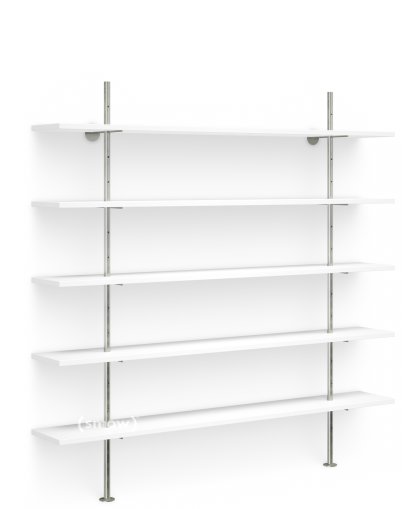 Regal Eiermann, Melamin weiß, 200 cm, 200 cm