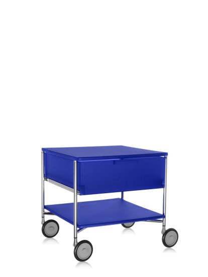 Mobil Container, 1 Schub - 1 Fach, Opal, Kobaltblau