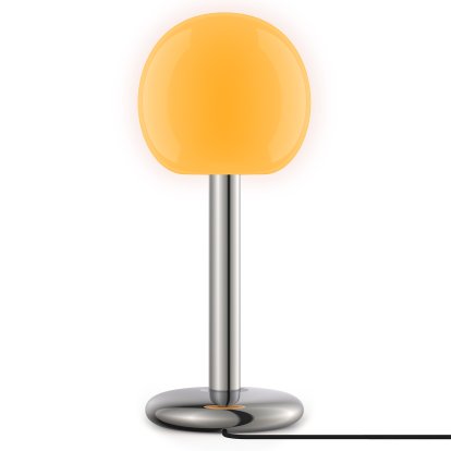 Fire Tischleuchte, Polished aluminium