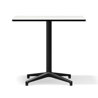Bistro Table Indoor, Rechteckig (640x796 mm), Vollkernmaterial weiß