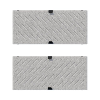 USM Soft Panel Mono für USM Haller Regale, 75 cm x 35 cm, Grau, Diagonal
