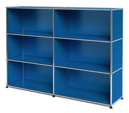 USM Haller Highboard L offen, Enzianblau RAL 5010