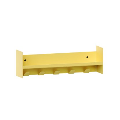 Pli Wandregal Slim, 45 cm, Neapelgelb, Mit Haken