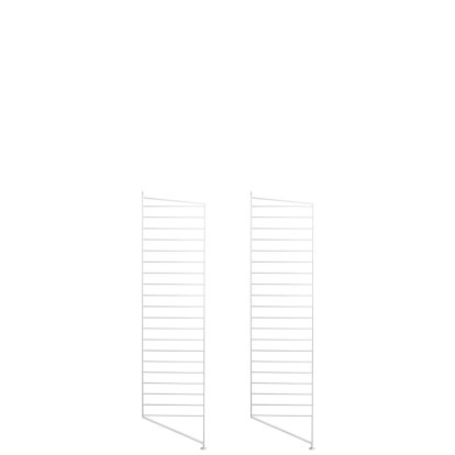 String System Bodenleiter, 2er Set, 115 x 30 cm, Weiß
