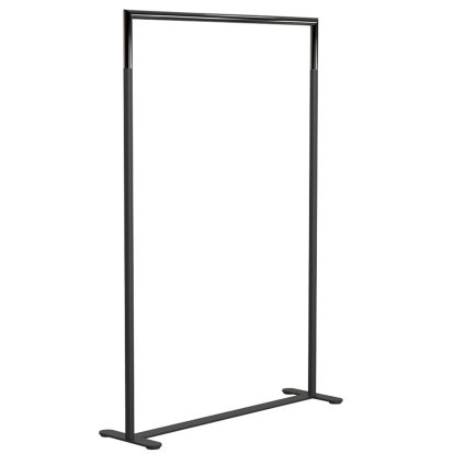 Bukto Kleiderständer, Schwarz matt / schwarz poliert, 100 cm