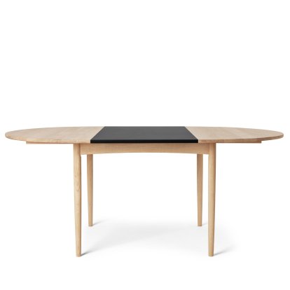 BM0121 Tisch, Eiche geseift, MDF schwarz
