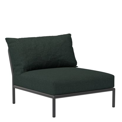 Level 2 Lounge Sessel, Dark grey, Alpine
