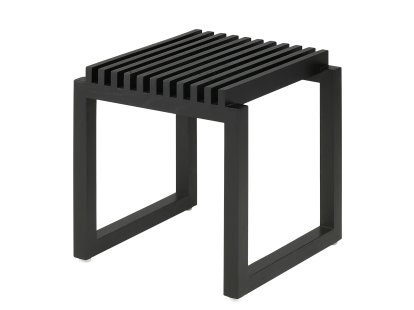 Cutter Hocker, Eiche schwarz lackiert